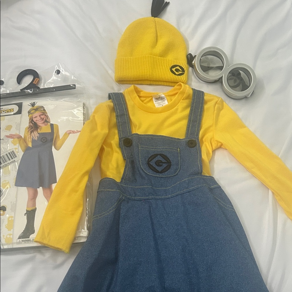 Spirit Minion Costume with Yellow and Blue Colors